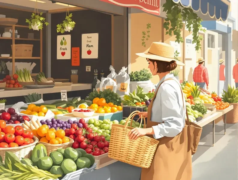 林晚意被拍到素颜逛菜市场，接地气形象圈粉无数